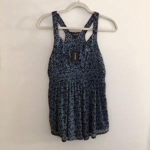 Express Blue Floral Tanks Top 🌺💙 Size: Small
